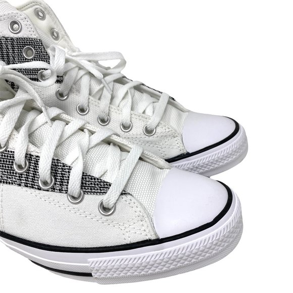 💖MEGA SALE💖Converse Ctas HI White Blue High Top Men's Sneakers Canvas 168746C - Picture 7 of 9